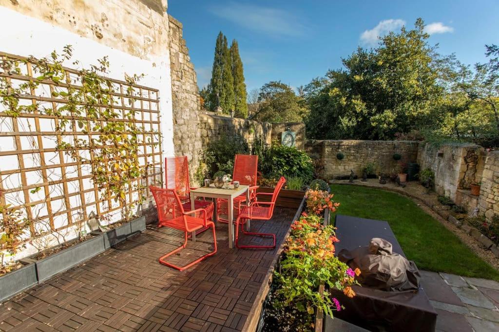 Georgian House Garden Apartment Bath Zewnętrze zdjęcie