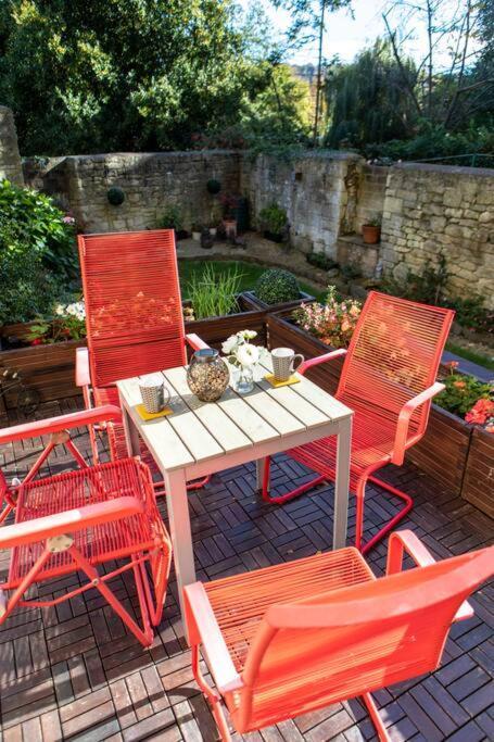 Georgian House Garden Apartment Bath Zewnętrze zdjęcie